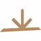 Ekena Millwork Saratoga Timber Gable Bracket, Western Red Cedar, 108"W x 40"H x 1 1/2"D x 5 1/2"F, 9/12 Pitch GBW108X40X0206SAR00SWR - alternate 5